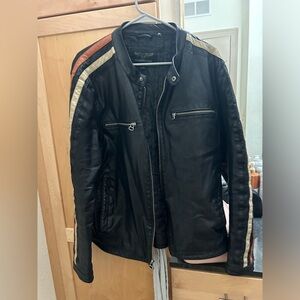 🖤 Wilsons Cycle Leather Jacket - L